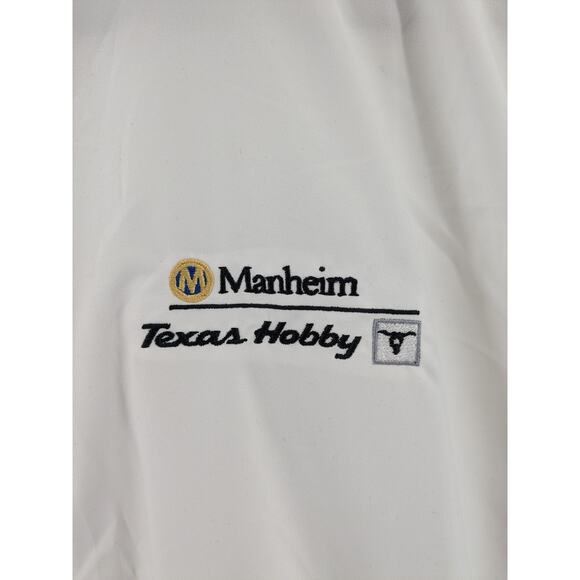 Puma Golf Wind Breaker Jacket Mens XXL White 1/2 Zip Lightweight Water Resistant - Picture 3 of 13